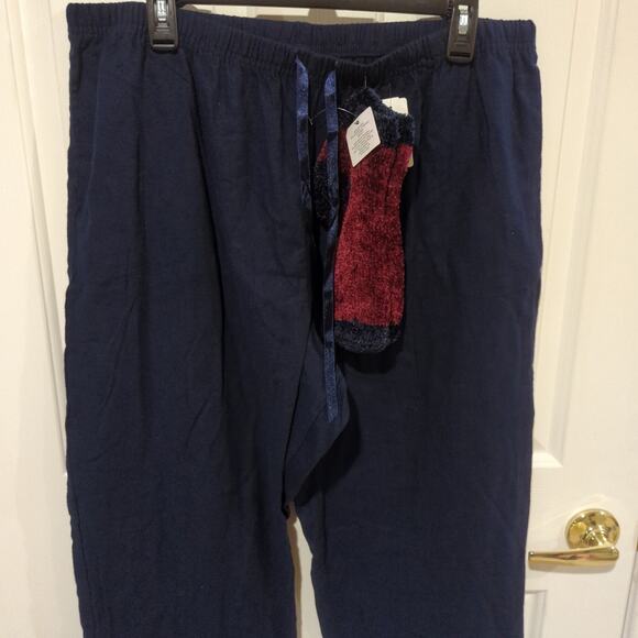 Croft & Barow Sleepwear Pants, Navy, NWT, XL Long - Picture 2 of 4